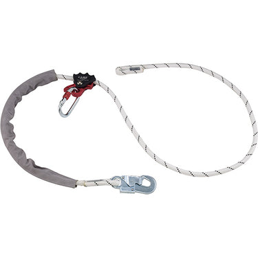 Cordino CAMP ROPE ADJUSTER STEEL CONNECTOR con regolatore ergonomico 0,5-2 M + moschettone